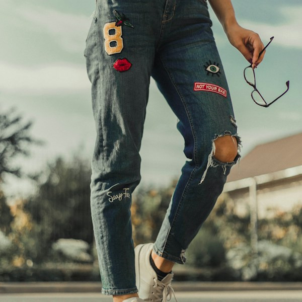 High Waist Stretch Denim Jeans